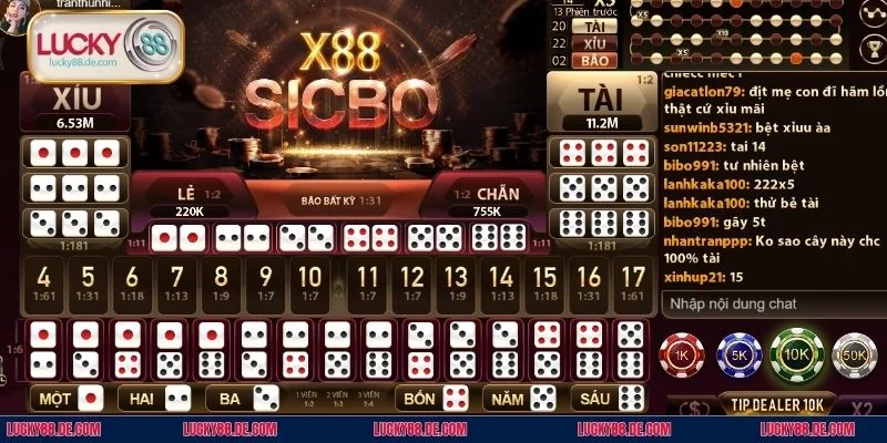 Sicbo LUCKY88 - Tất Tần Tật Về Cách Chơi Và Bí Kíp Thắng To