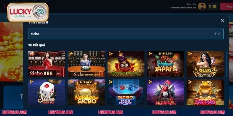 Sicbo LUCKY88 - Tất Tần Tật Về Cách Chơi Và Bí Kíp Thắng To