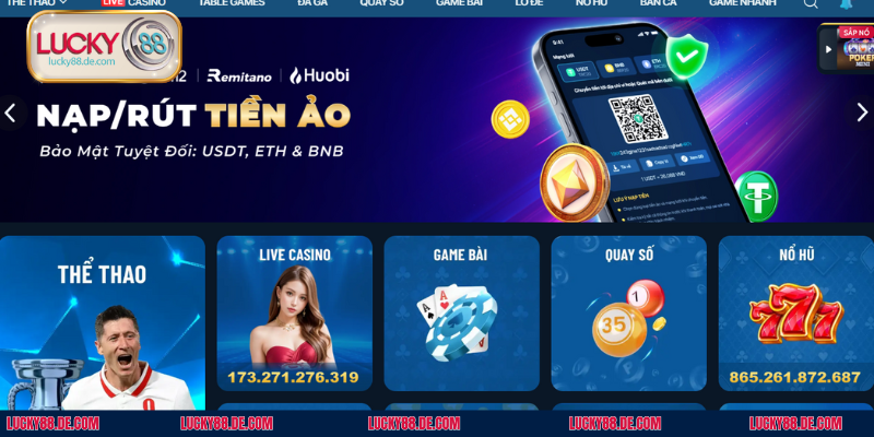 Thể Thao Lucky88 - Sảnh Cược Đặc Sắc Cùng Hàng Ngàn Trận Đấu
